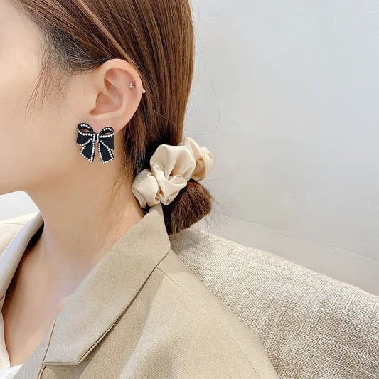 Bow Knot Stud Earrings for Girls