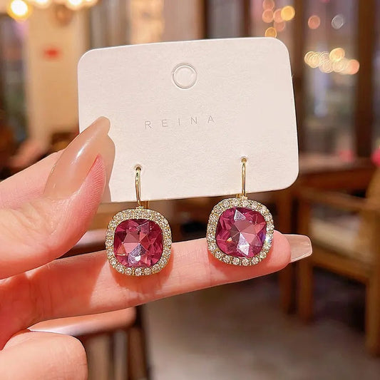 Crystals Drop Earrings for Women