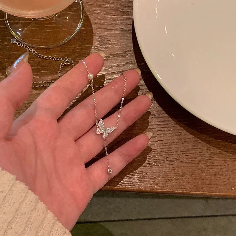 Butterfly Necklace for Girls