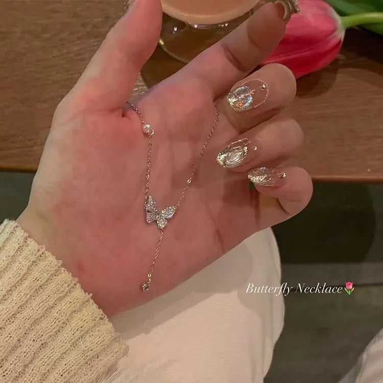 Butterfly Necklace for Girls