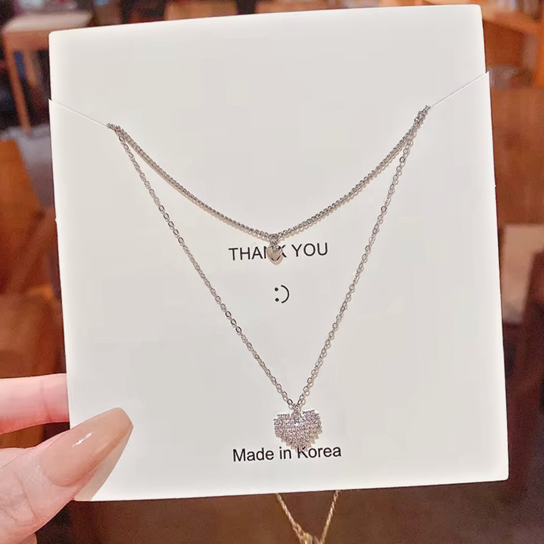 Delicate Heart Necklace for Women