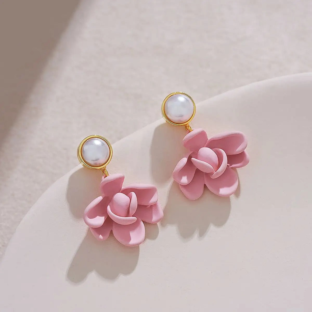 Flower Drop Earrings for Women