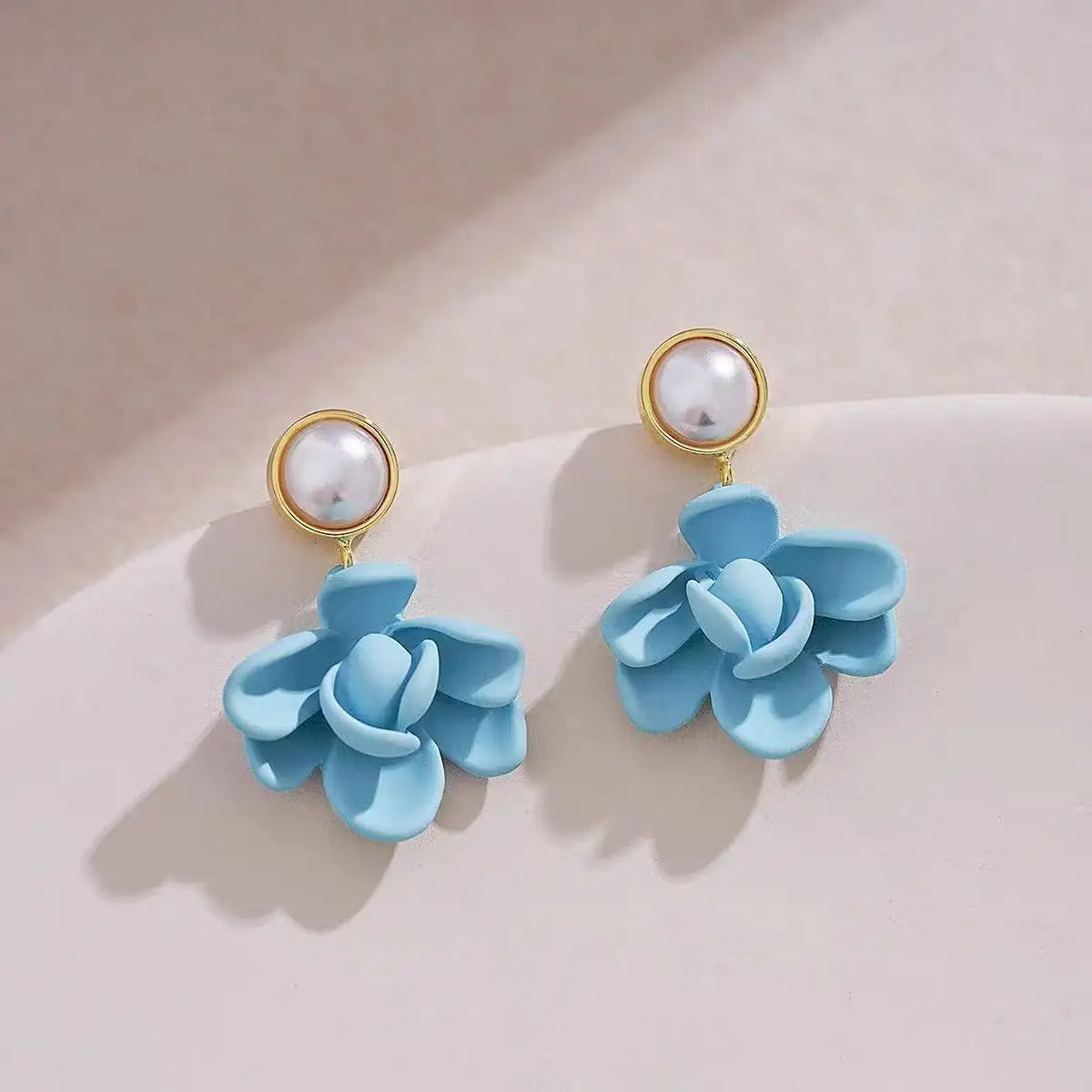 Flower Drop Earrings for Women