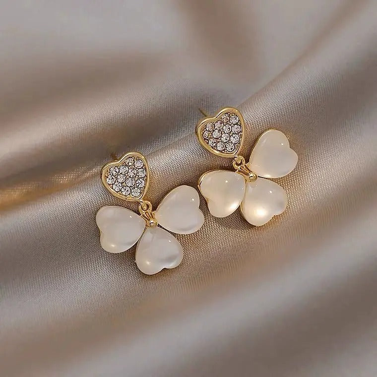 Clover Drop Earrings for Ladies